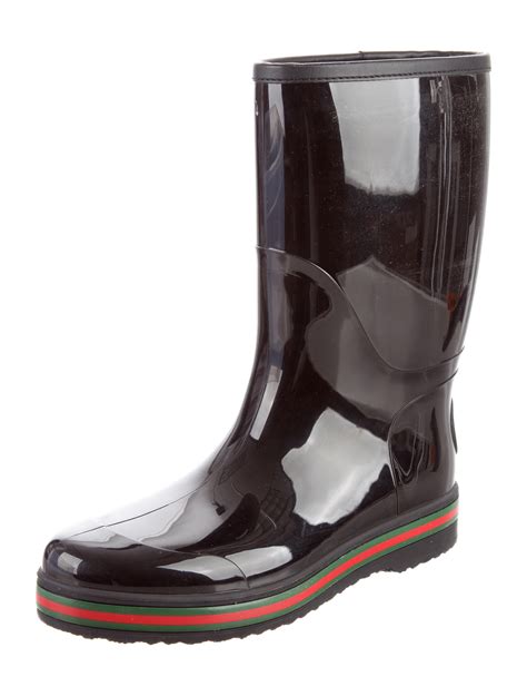 gucci web trimmed rain boot men's 10.5|sabato de sarno Gucci sneakers.